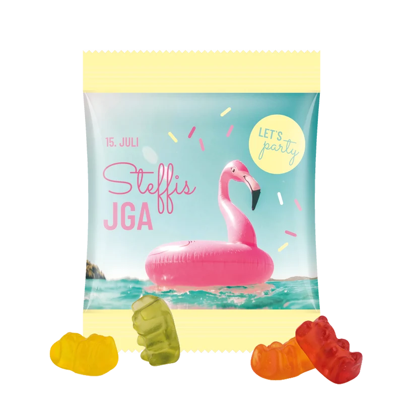 Minitüte vegane Fruchtgummi Bärchen mit Fruchtsaft 12g
