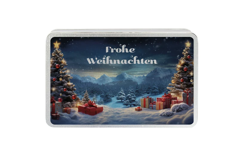 Geschenkdose Frohe Weihnachten