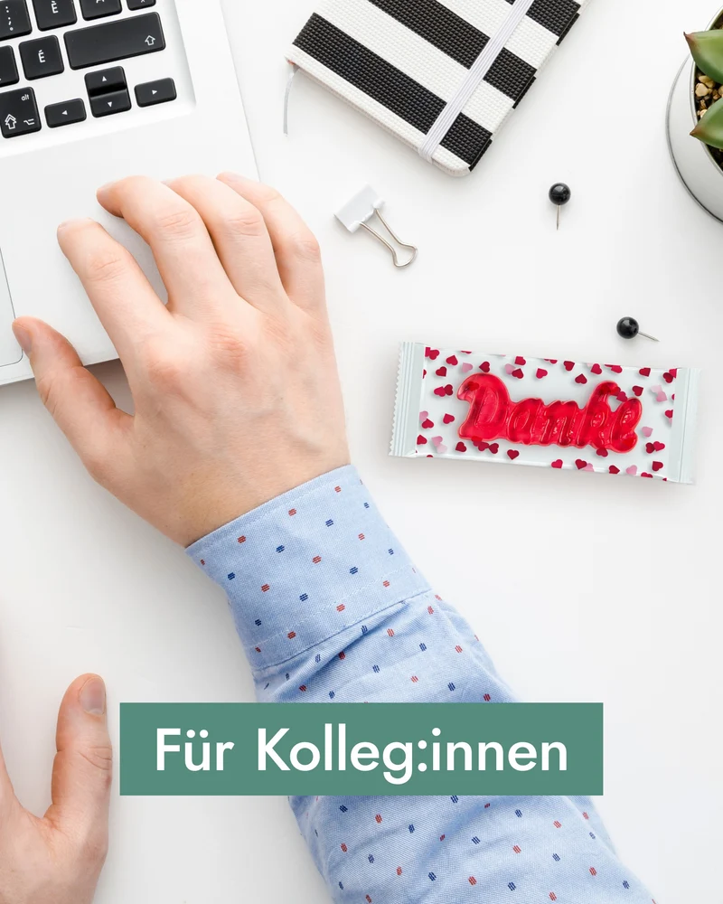 Fruchtgummi 1er Danke 12g, 10 | 25 | 50 Stück