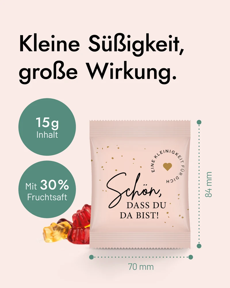 Minitüte Fruchsaft Bärchen Schön, 10 | 25 | 50 Stück