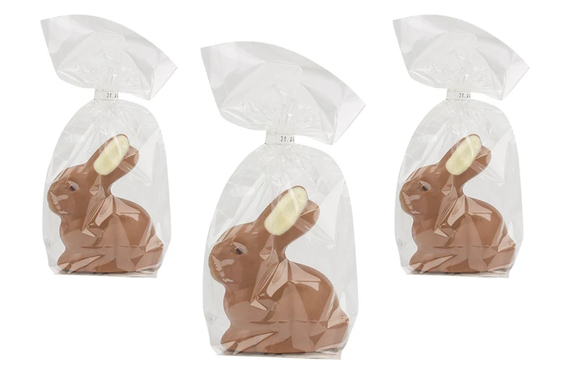 Schoko Hase Moppel 75g Edelvollmilchschokolade