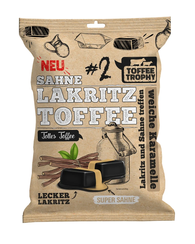 Toffee Trophy Sahne Lakritz Toffee