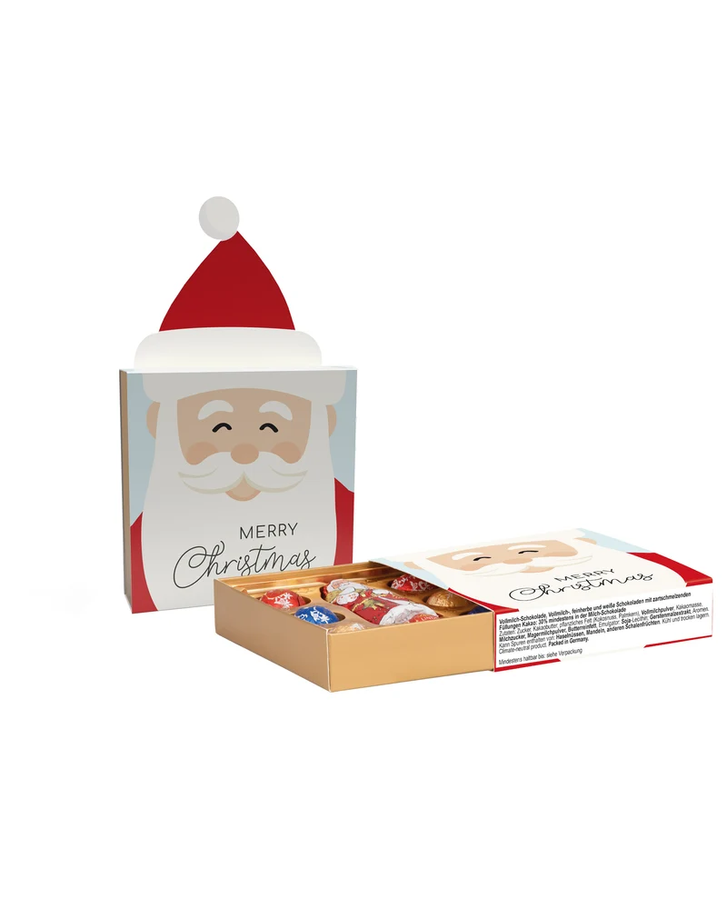 Lindt Präsent Weihnachtsmütze Kleine Kostbarkeiten, Santa