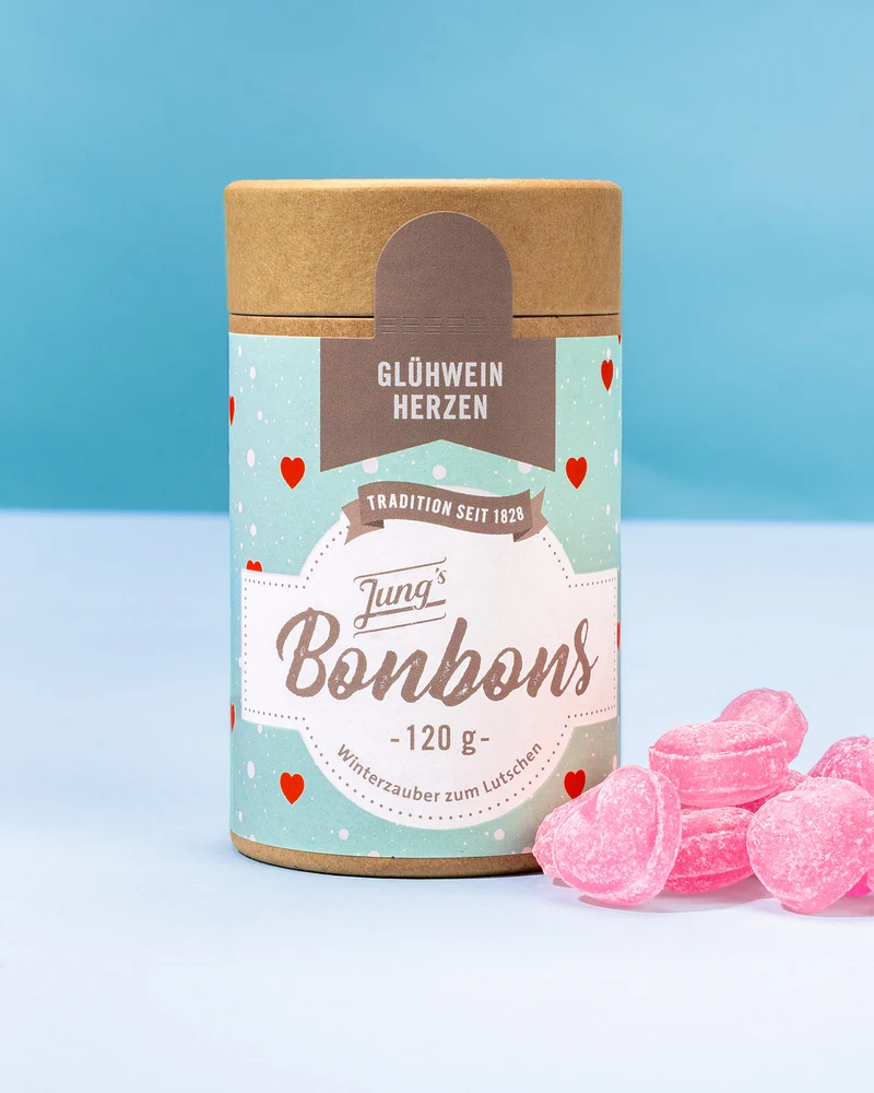 GBL Glühwein-Herzbonbons, Eco Dose