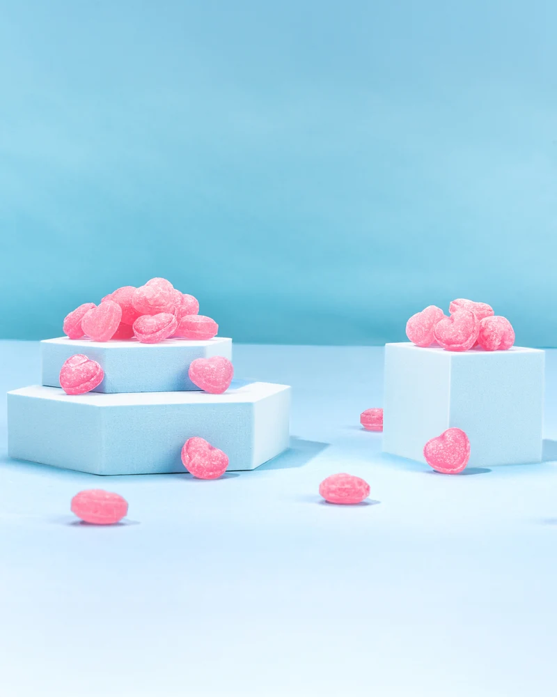 GBL Glühwein-Herzbonbons, Eco Dose