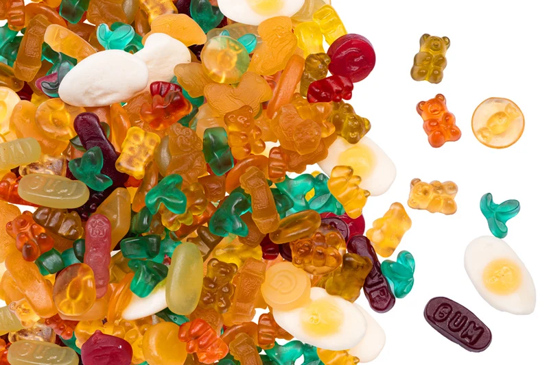 Fruchtgummi Sondermischung – mit Fruchtsaft