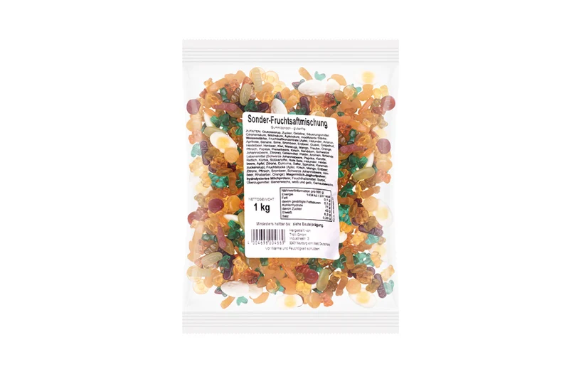 Fruchtgummi Sondermischung – mit Fruchtsaft