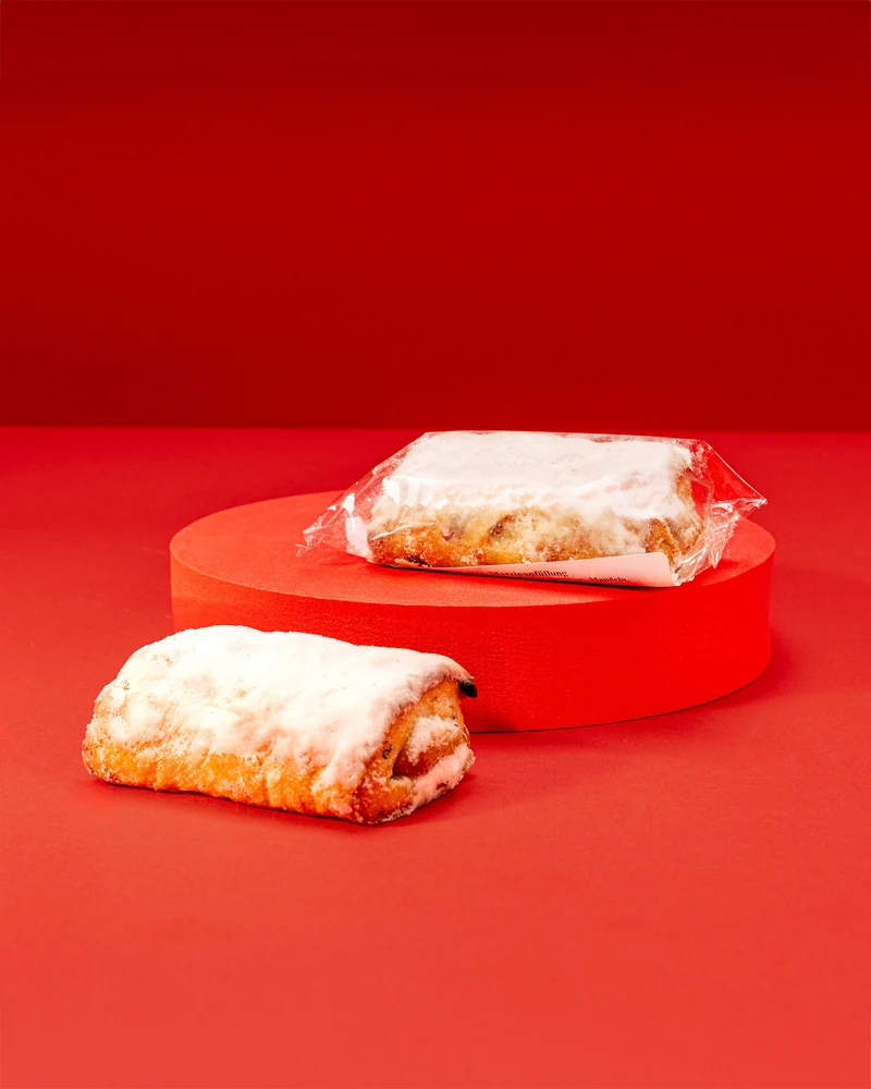Mini Christstollen mit Marzipanfüllung