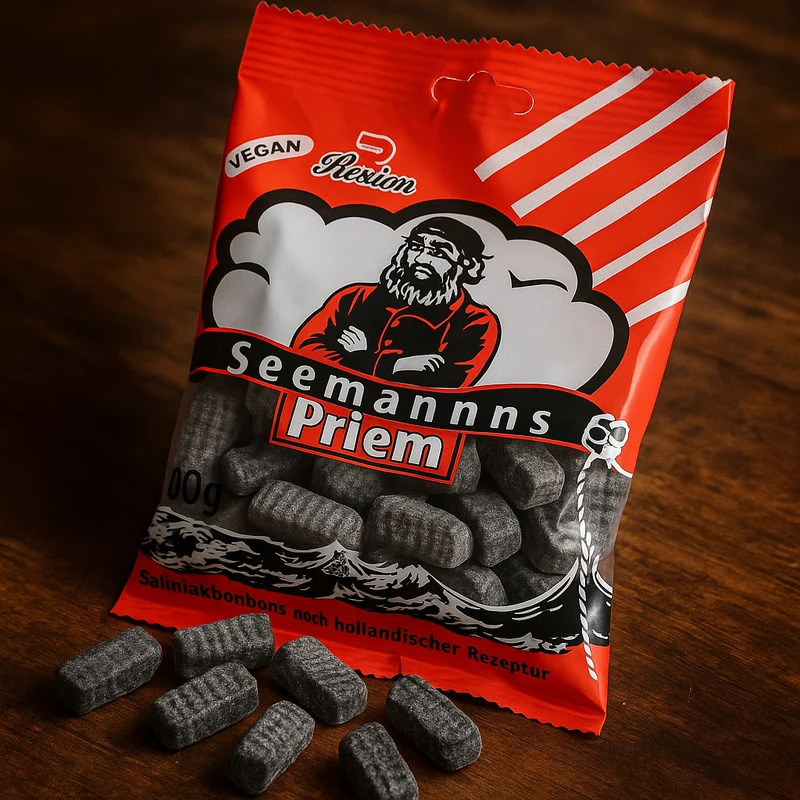 Rexim Seemanns Priem 100g Salmiakbonbon Gefüllt