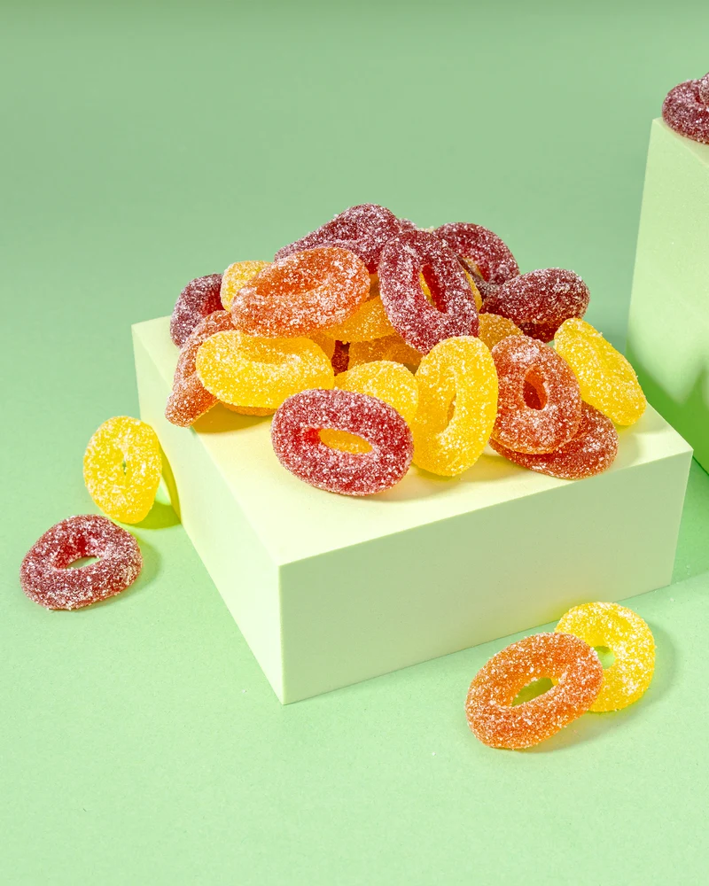 Fruchtgummi Multivitamin-Ringe – sauer