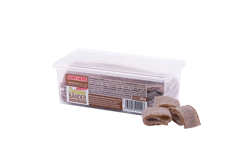 Saure Bänder mit Colageschmack 300g