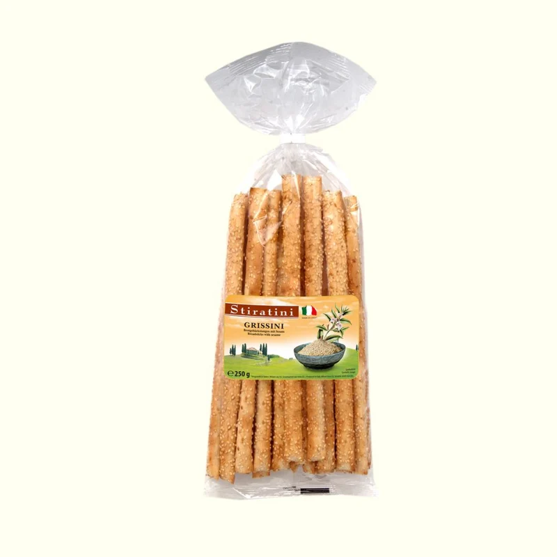 Stiratini Grissini Brotgebäckstangen Mit Sesam 250g