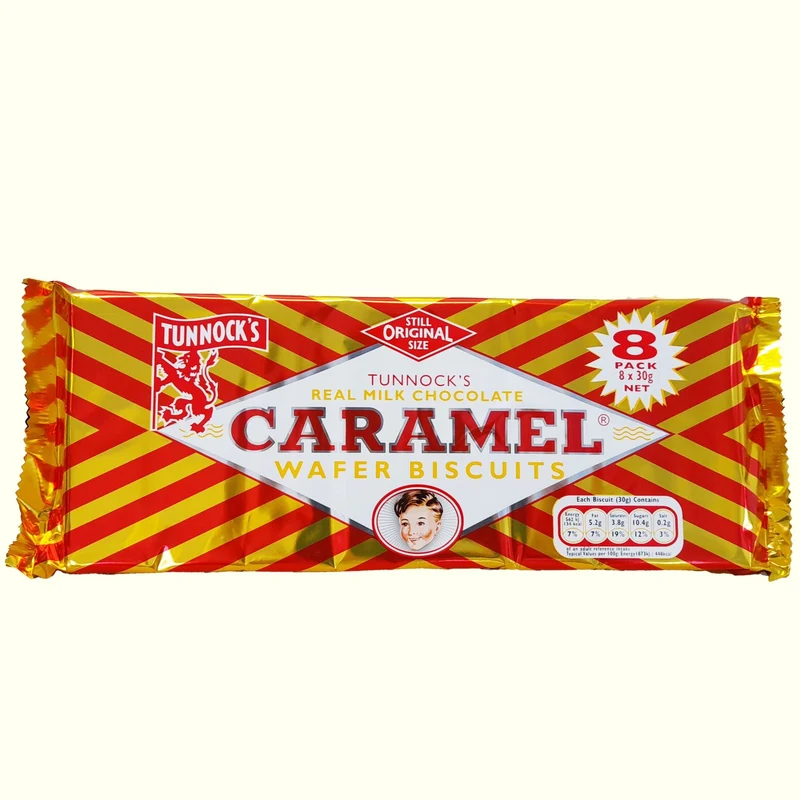 Tunnock´s Real Milk Chocolate Caramel Wafer Biscuits 240g