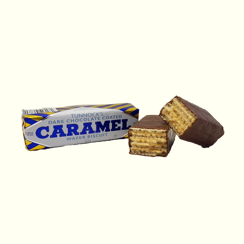 Tunnock´s Dark Chocolate Coated Caramel Wafer Biscuits 240g