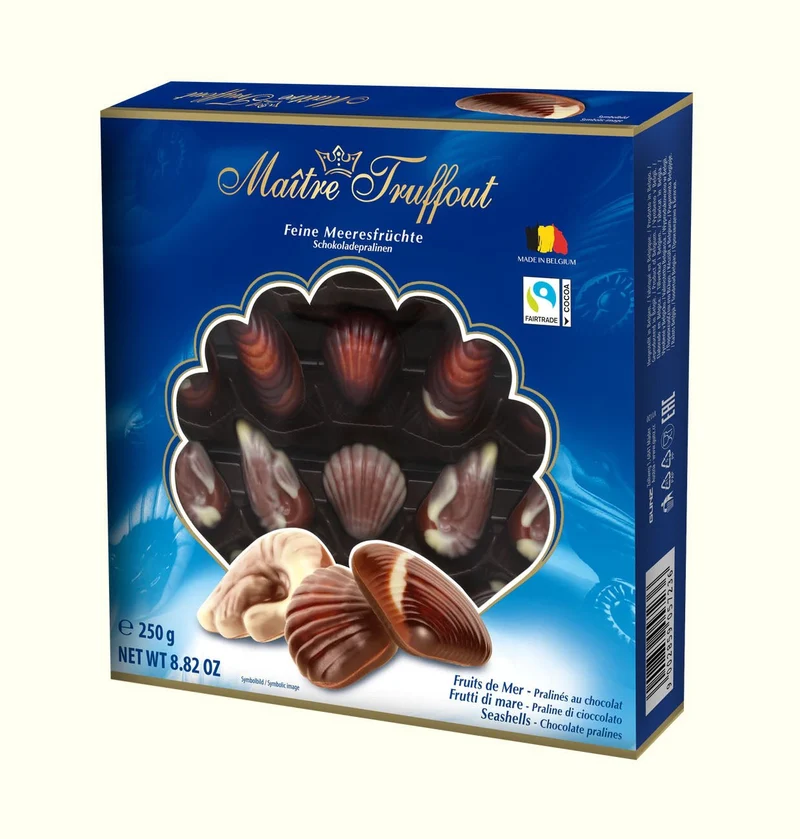 Maître Truffout Feine Meeresfrüchte Schokoladenpralinen 250g