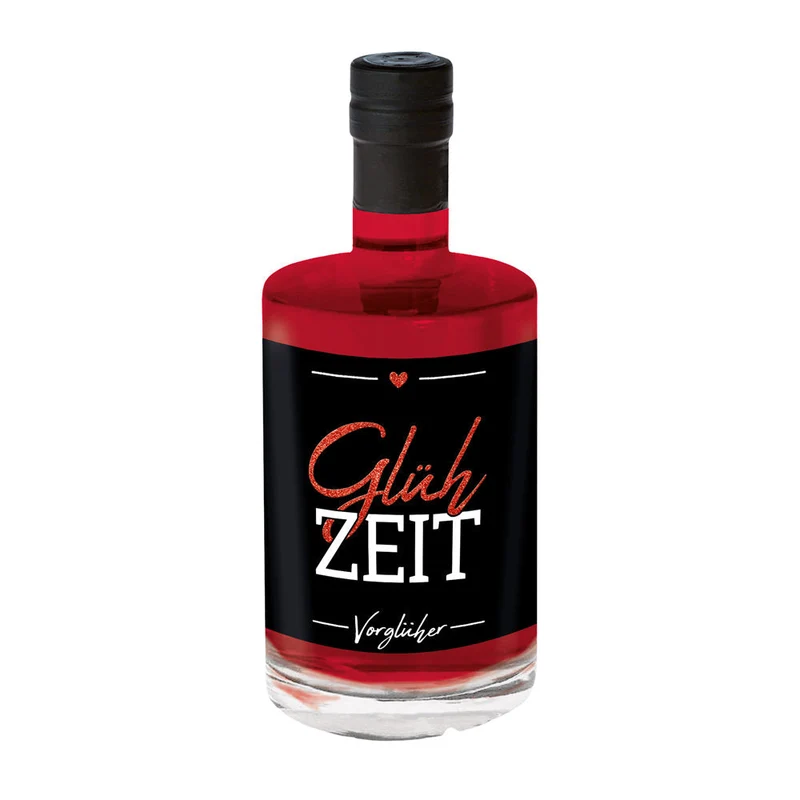 Glüh Zeit rot