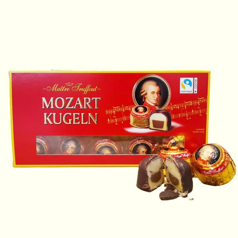 Maître Truffout Mozart Kugeln Pralinen mit Pistazienmarzipan 200g