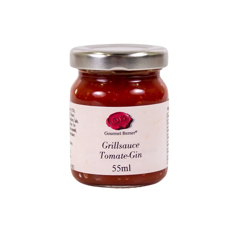Grillsauce Tomate-Gin, 55ml Glas