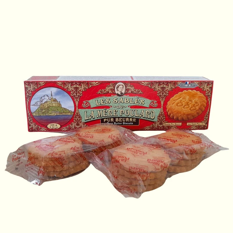La Mère Poulard Les Sablés Pure Butter 125g