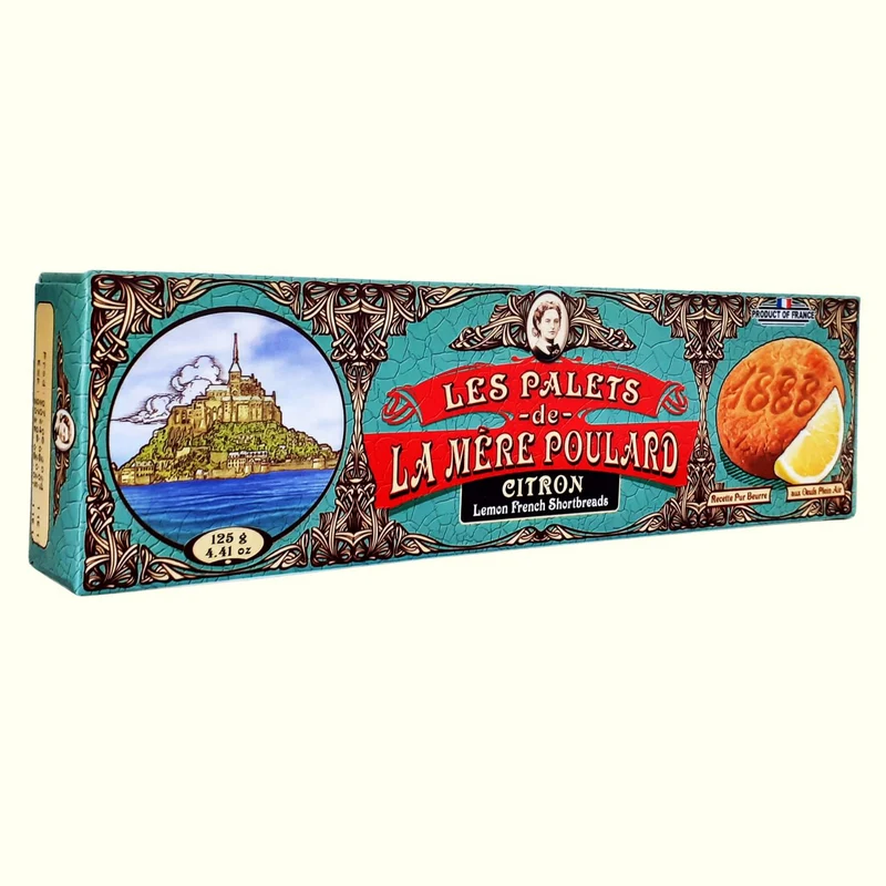 Les Palets De La Mère Poulard Citron French Shortbreads 125g