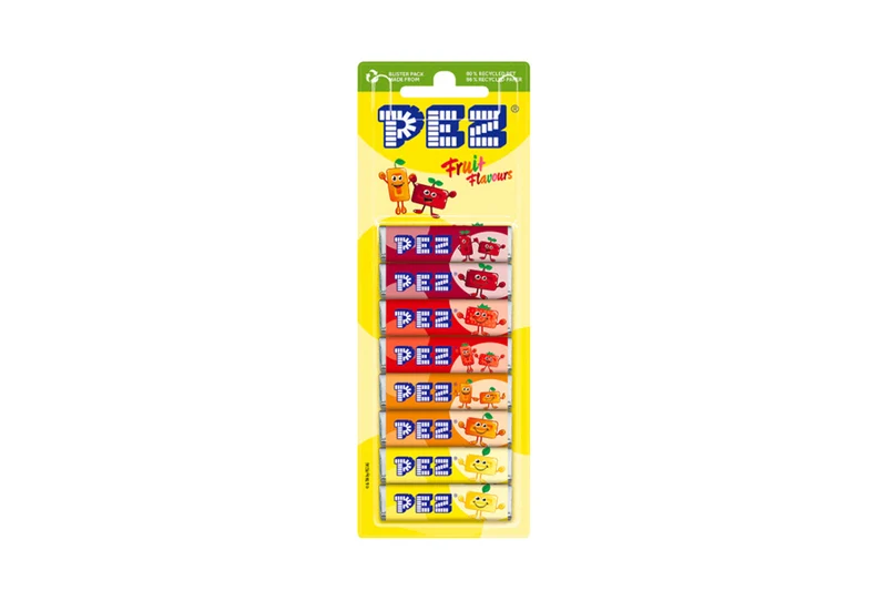PEZ Blister Bonbons Frucht