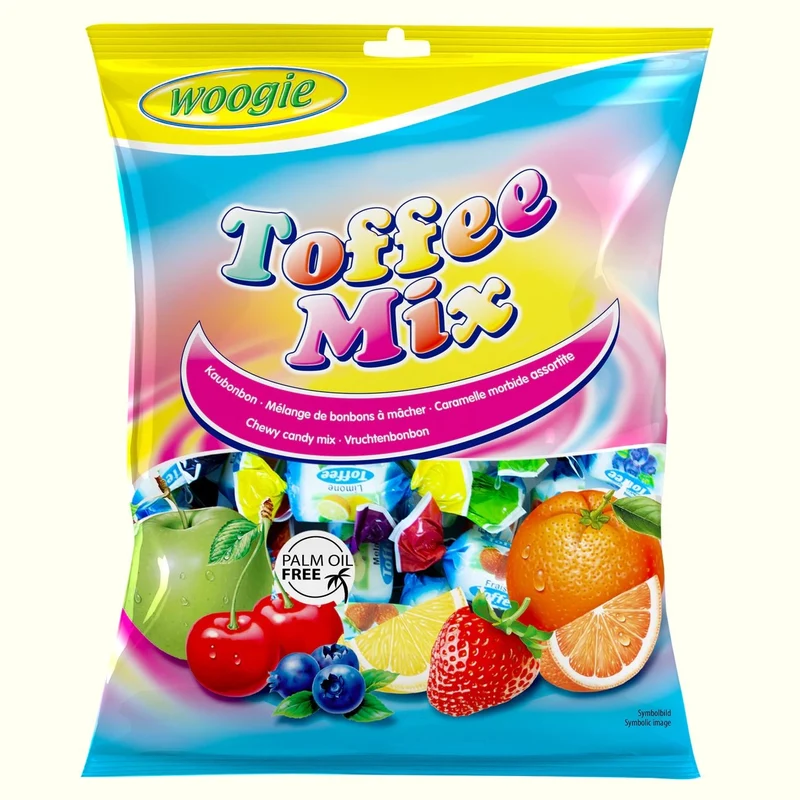 Woogie Kaubonbons Toffee Mix Kaubonbon 160g