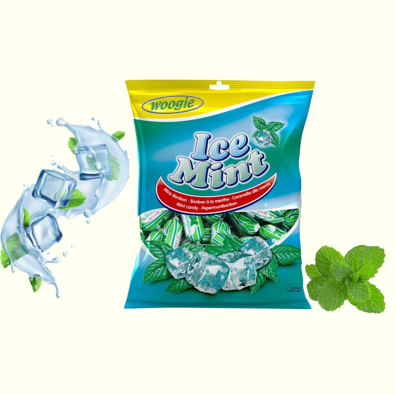 Woogie Bonbons Ice Mints gefüllte Minzbonbons 170g