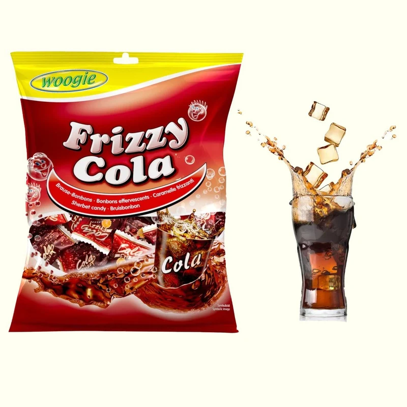 Woogie Bonbons Frizzy Cola mit Brausefüllung 170g