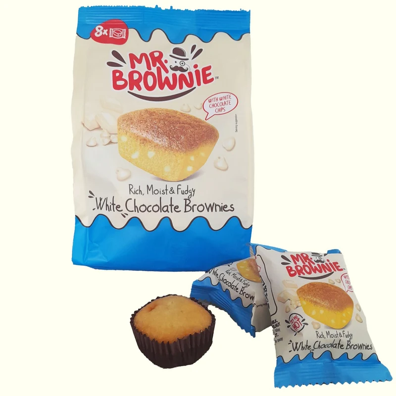 Mr. Brownie White Chocolate 8 Brownies 200g