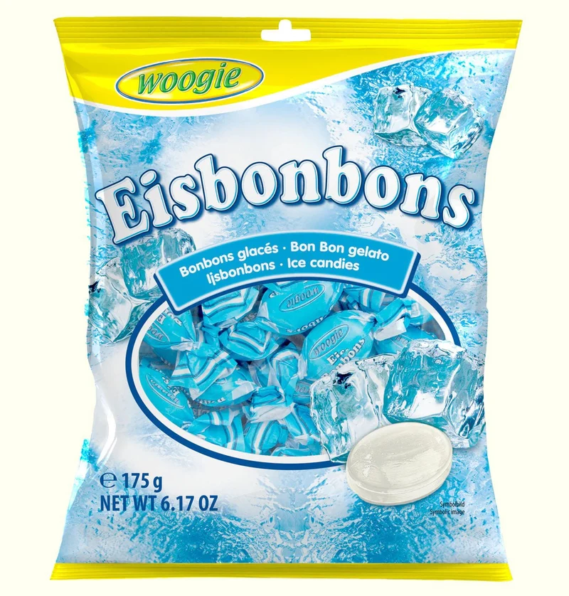 Woogie Eisbonbons Erfrischungs- Hartkaramellen 175g