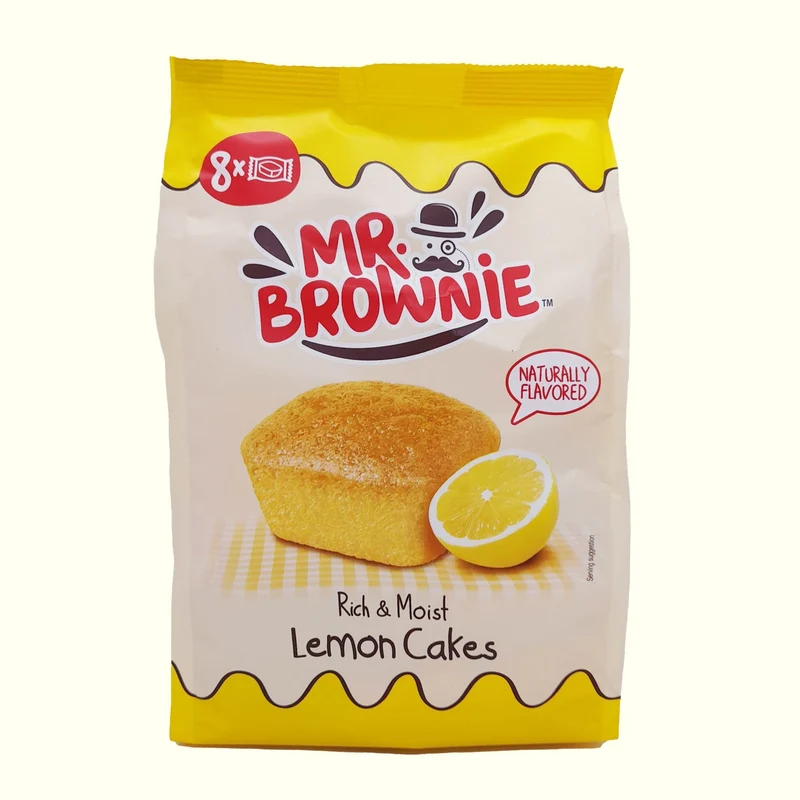 Mr. Brownie Lemon Cakes mit Zitronengeschmack 8 Stück 200g