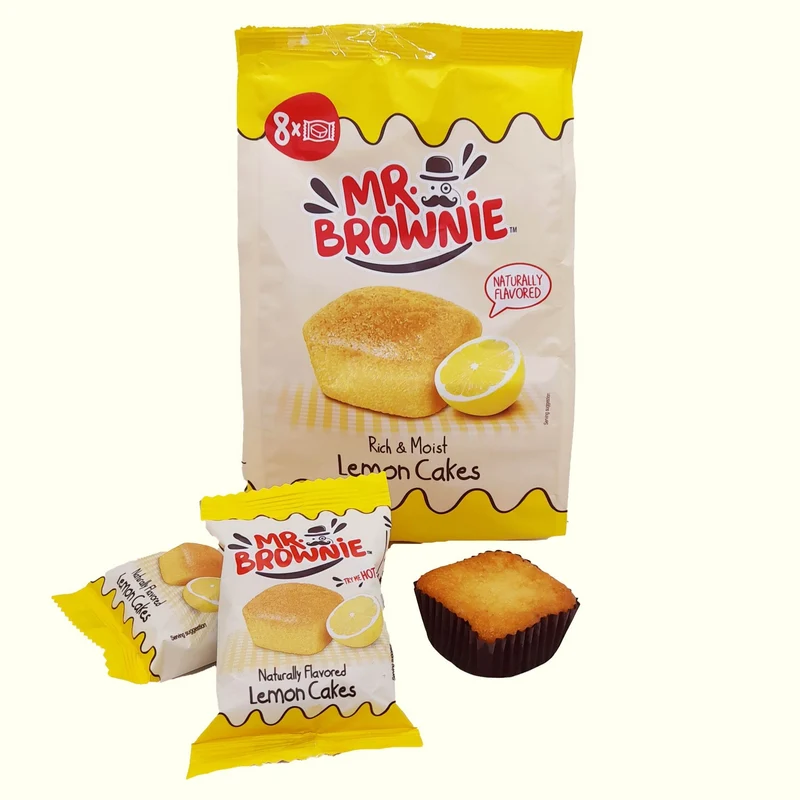 Mr. Brownie Lemon Cakes mit Zitronengeschmack 8 Stück 200g