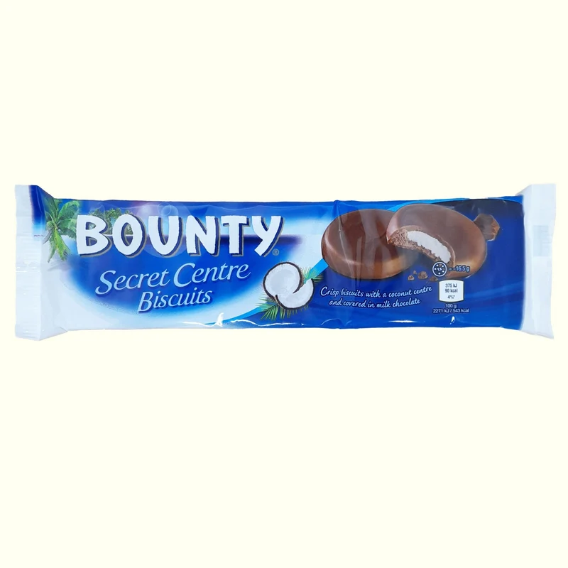 Bounty Secret Centre Biscuits Kekse gefüllt mit Kokos 132g