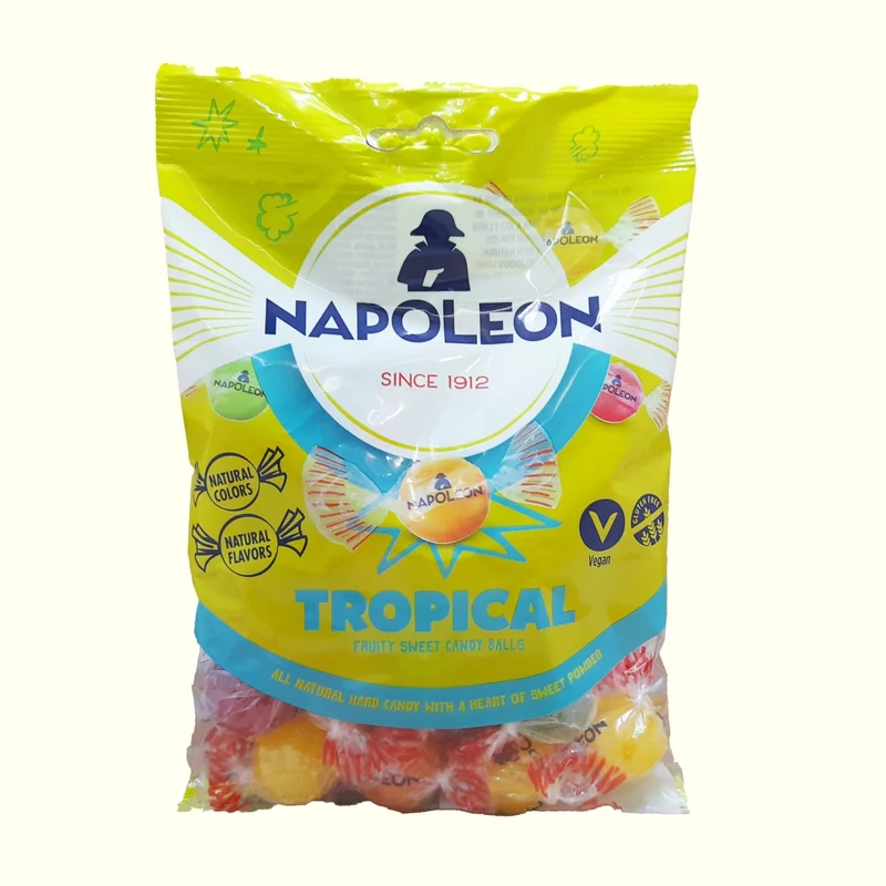 Napoleon Tropical Bonbons mit Brausefüllung 130g | 19 Stück