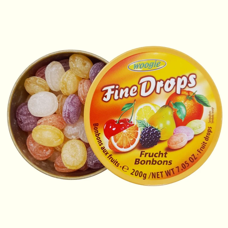 Woogie Fine Drops Bonbons mit Fruchtgeschmack200g