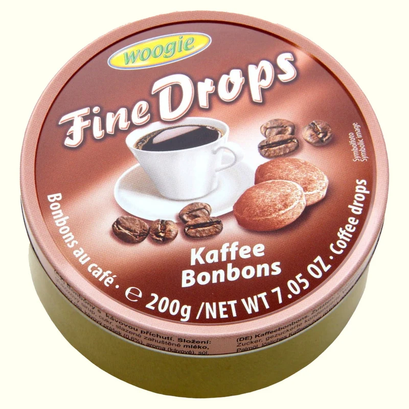 Woogie Fine Drops Bonbons mit Kaffeegeschmack 200g