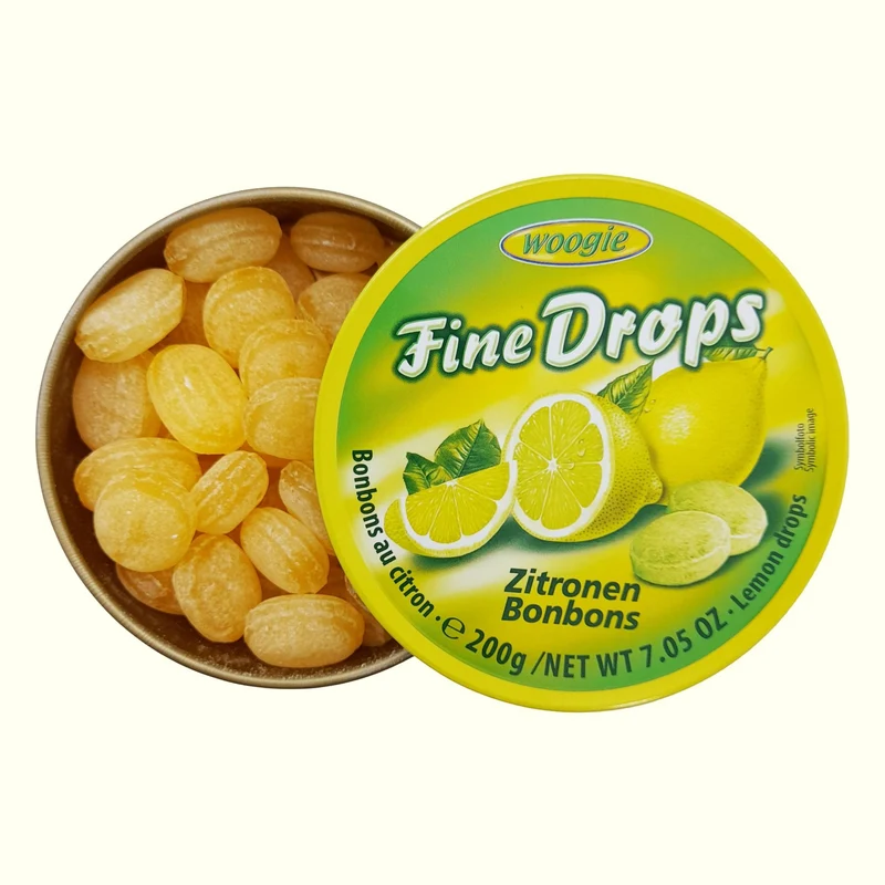 Woogie Fine Drops Bonbons mit Zitronengeschmack 200g