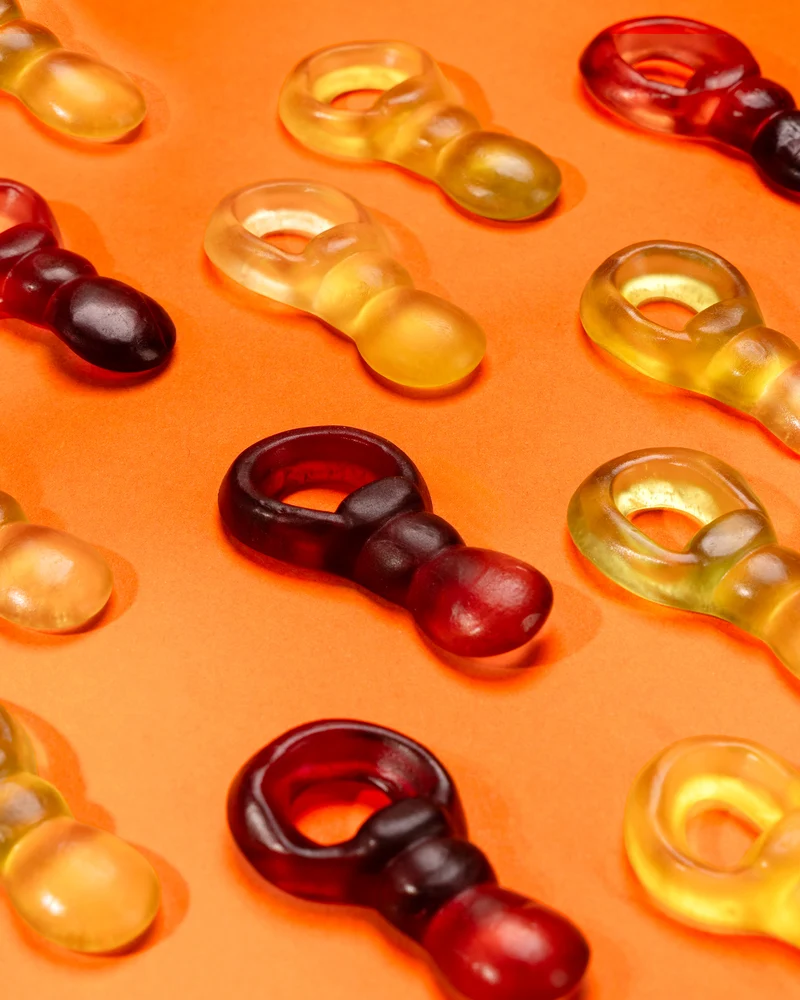 Fruchtgummi Schnuller – mit Fruchtsaft