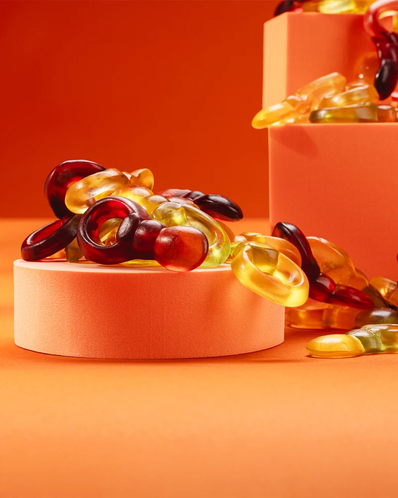 Fruchtgummi Schnuller – mit Fruchtsaft