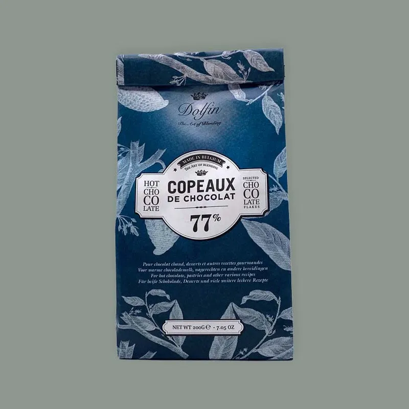 Dolfin Copeaux de Chocolat 77% Trinkschokolade