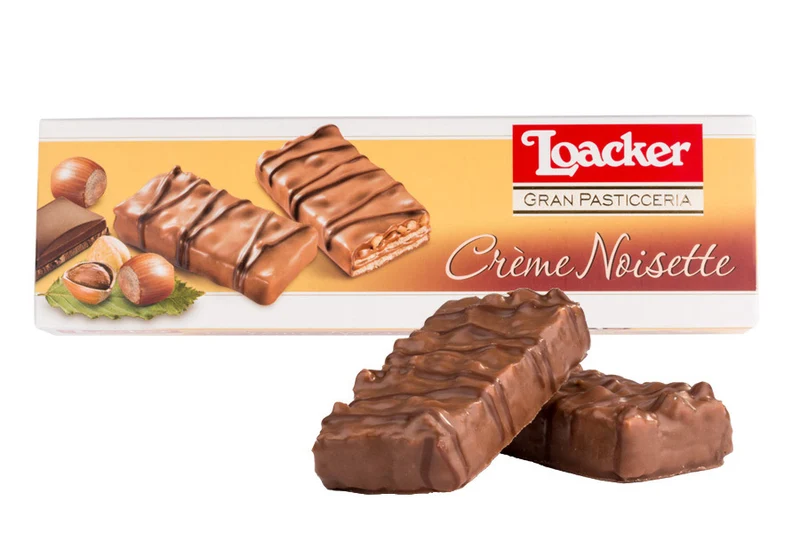 Loacker Patisserie Creme Noisette Waffel