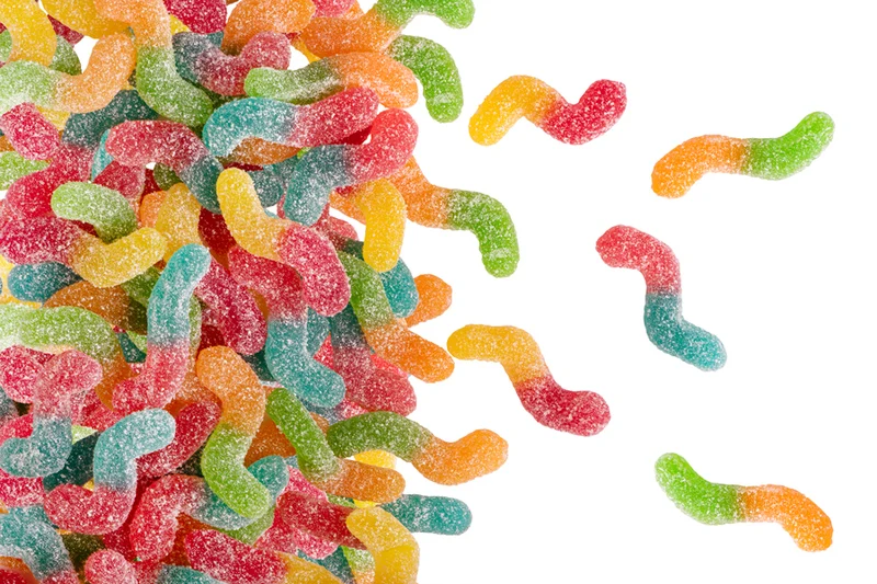 Trolli Fruchgummi Glühwürmchen – sauer
