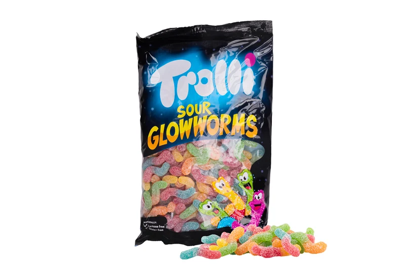 Trolli Fruchgummi Glühwürmchen – sauer