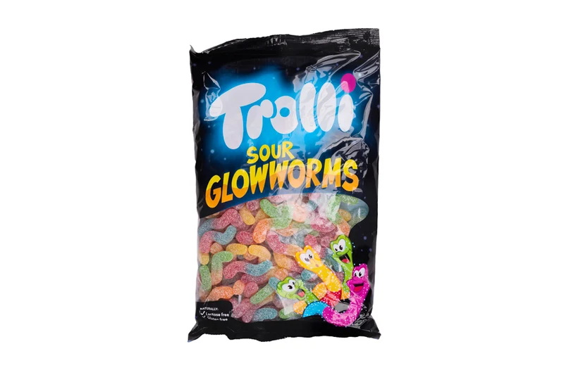 Trolli Fruchgummi Glühwürmchen – sauer