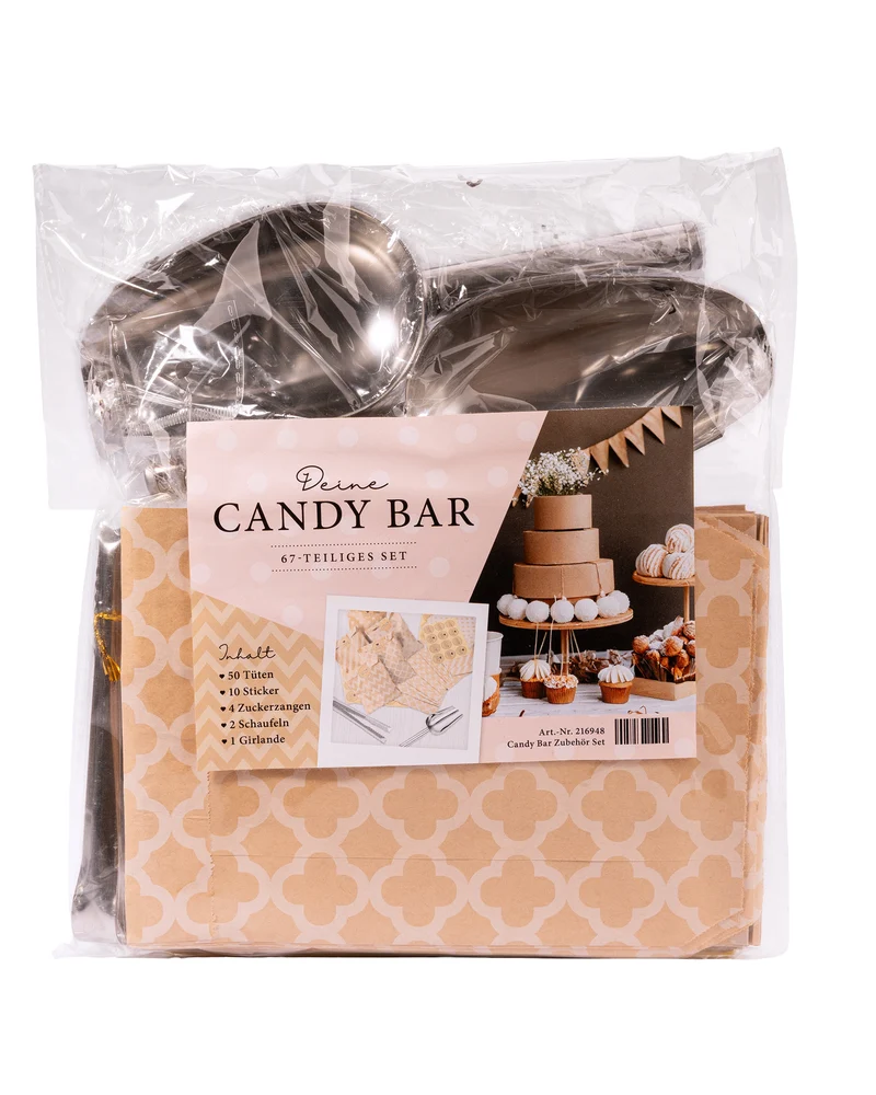 Candy Bar Zubehör Set inkl. Deko