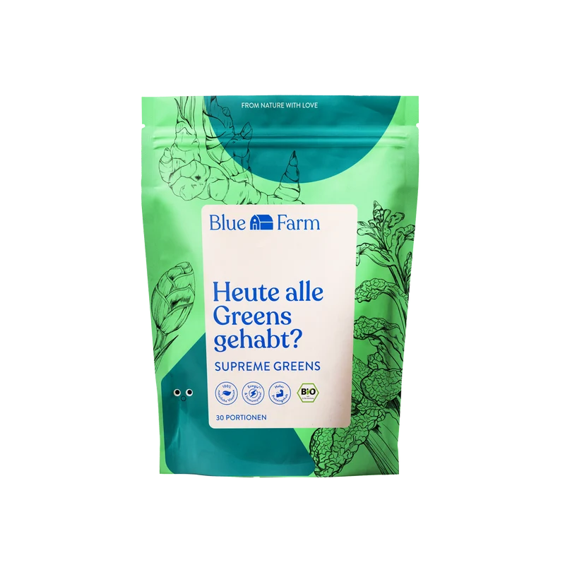 Blue Farm Supreme Greens - Heute Alle Greens gehabt? - Bio & Vegan, 720g
