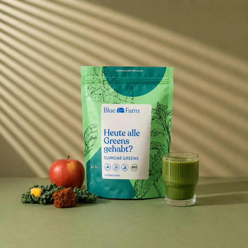Blue Farm Supreme Greens - Heute Alle Greens gehabt? - Bio & Vegan, 720g