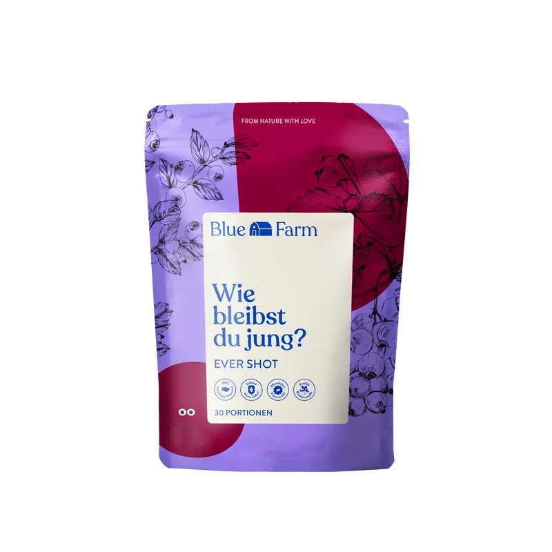 Blue Farm Ever Shot - Wie Bleibst Du Jung? - Vegan & Glutenfrei, 300g