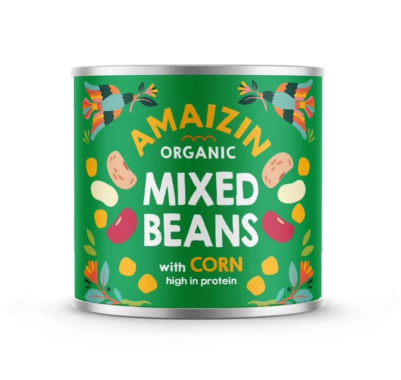 Amaizin Bean Mix with Corn - Bio & Vegan, 120g