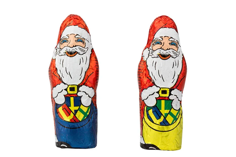 Schoko-Weihnachtsmann 15 g Alufolie Vollmilch